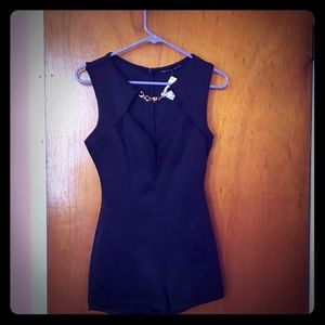 Womens black romper
